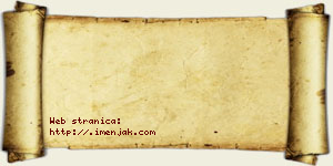 Anđela Bzeničanin vizit kartica